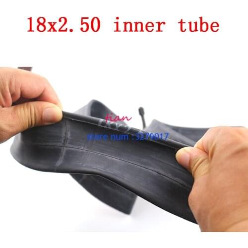 High quality 18x2.5 inner tube with a Bent Angle Valve stem fit electric dirt bikes and vehicles 18x2.50 inner tube