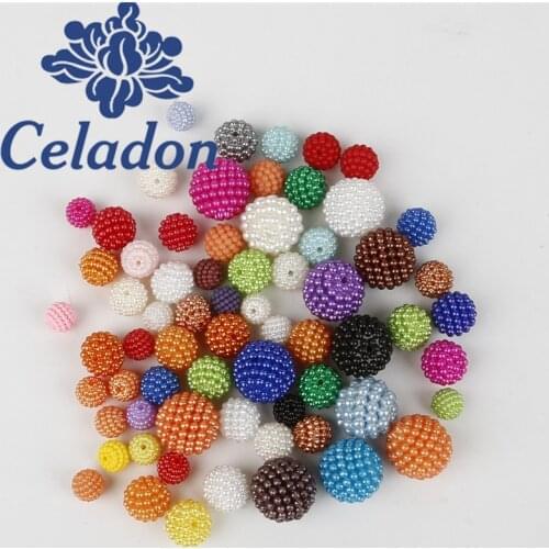 2018 New Random Mixed Round Beads 100pcs/bag Solid Color Fit For DIY Bracelet Jewelry Accessories Decorations Handmade Making