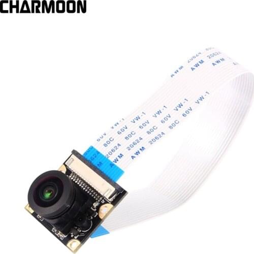 5MP 1080P 720P For Raspberry pi Camera Wide Angle Fisheye Night Vision Video Camera Compatible Raspberry Pi 3 Model B+ Plus 3/2