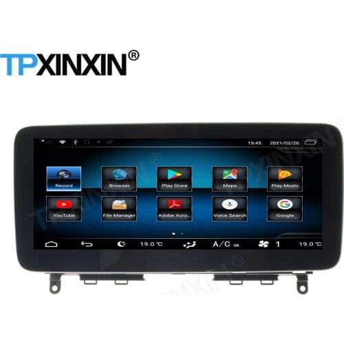 8+256G 1 DIN Radio Receiver Android 11 Auto For Mercedes Benz C CLASS W204 C63 C200 C260 2007 2008 2009 2010 2011 GPS Head Unit