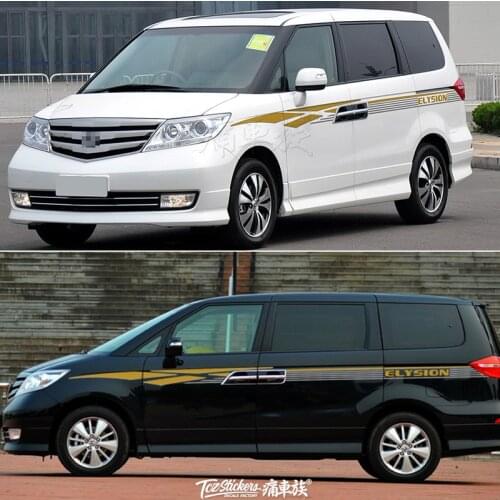Car Sticker For Honda Elysion Body Exterior Decoration Sticker Elysion MPV Business Body Sticker Color Sticker