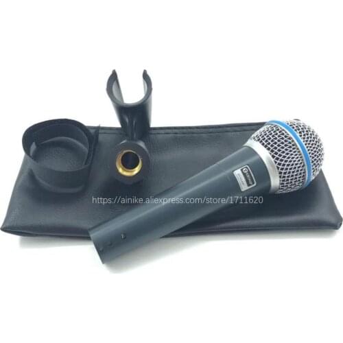 BT 58A Professional Stage Singer Vocal Wired Mic Dynamic Microphone For Video Recording BETA58A BETA 58 Karaoke System KTV