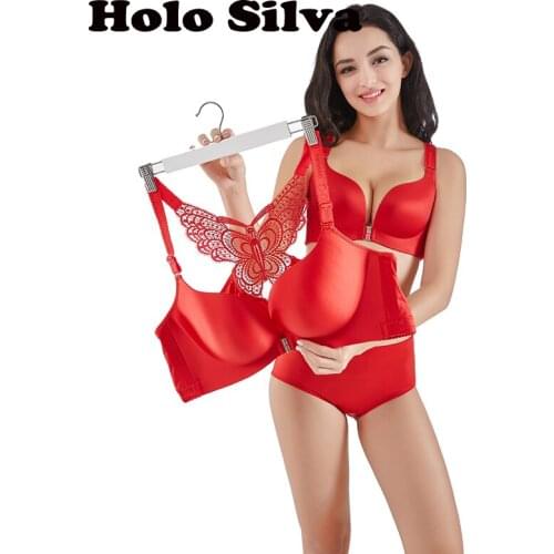 Push Up Lingerie Backless Bralette Front Closure Brassiere Big Large DE Cup Underwear Sexy Plus Size Bras For Women Seamless Bra