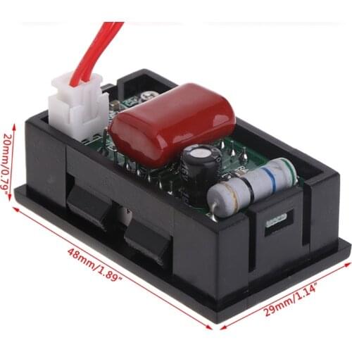 2 Wire 0.56" AC 30V-500V LED Digital Voltmeter Voltage Meter Monitor Tester For 110V 220V 380V D5QE