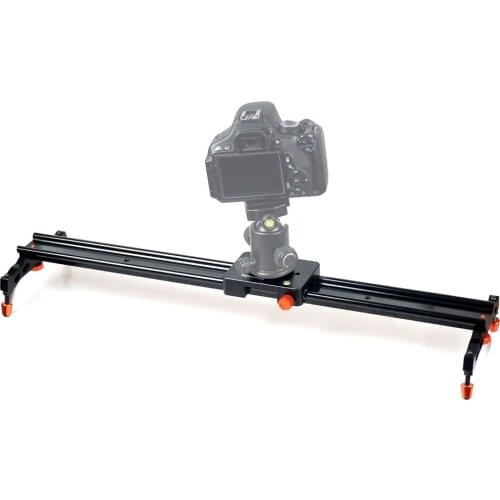 COMMLITE CS-SL II 60/80/120 Sliding-Pad Video Track Slider Dolly Slider Video Stabilizer System 120CM for All Cameras Camcorders