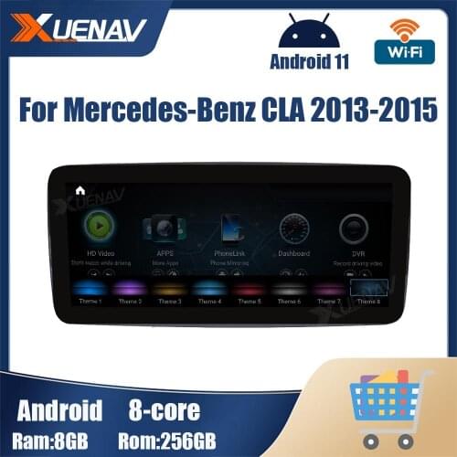 Android 11 DVD Player carplay For Mercedes Benz CLA 2013 2014 2015 car Multimedia player GPS Navigation stereo auto