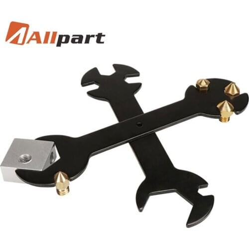 Nozzle Wrench 5 IN1 Stay Wrench Flat Suitable for Adjusting and Using Various Nozzle Heating Blocks Nozzle tool 3D Printer Parts