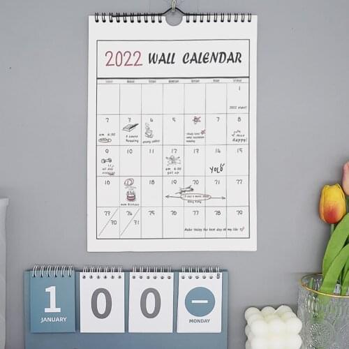2021 Lattice Daily Schedule Hand-painted Calendar Monthly Schedule Agenda Planner Wall Calendar Office Supply