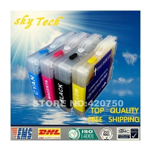 Full Ink Refill cartridge suit for Brother LC960 LC970 LC51 LC57 LC37 LC1000 ,suit for DCP-330C DCP-540CN MFC-240C MFC-660 ,etc