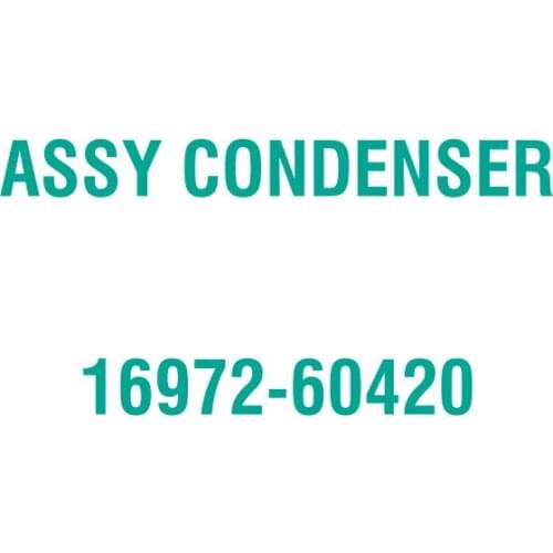 For Kubota 16972-60420 ASSY CONDENSER