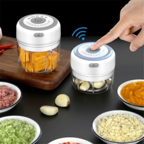 Mini Electric Meat Grinder Garlic Vegetable Pumpkin Presses Cutter Grinder Beater Baby Food Chopping Machine Supplement Crusher