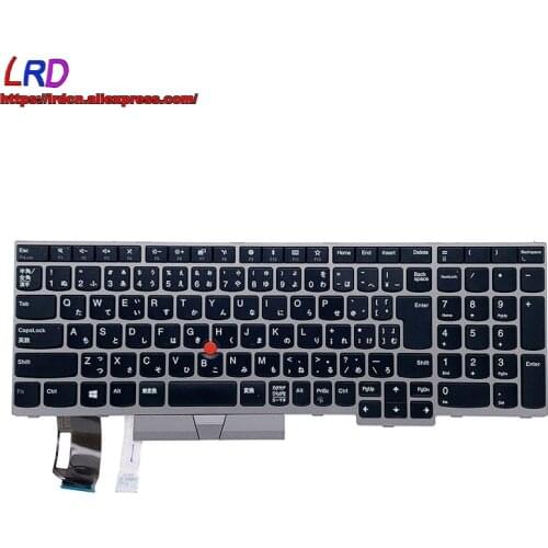 New Original JP Japanese Keyboard for Lenovo Thinkpad E580 E585 E590 E595 T590 P53S L580 L590 P52 P72 P53 P73 Laptop 01YN730