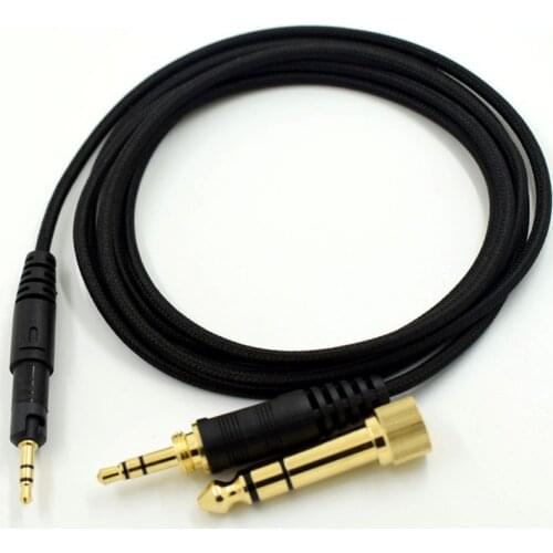 Suitable for Sennheiser HD518 HD598 HD595 ATH-M50X M40 Oxygen-free Copper Braided Headphone Cable