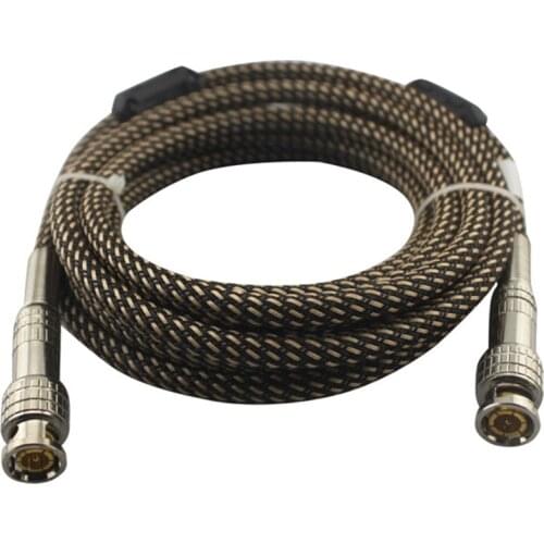 Quality BNC to BNC Video Cable for Camera Monitor 75-5 BNC Coaxial Cable Braided Gold-plating OFC Wire 1M 2M 3M 5M 8M 12M