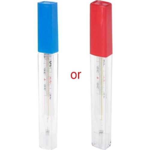 Mercury Plastic Thermometer Large Screen Clinical Temperature