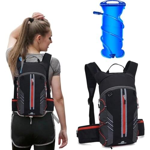 Trail Running Backpack 10L Bicycle Bag Cycling Marathon Run Rucksack Hydration Women Water Bag Bike Back Vest Soft Flask