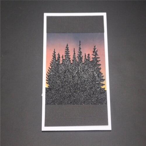 Swovo Forest Metal Cutting Dies New 2019 Musician Embossing Stencil for Handmade Paper Card Making Scrapbooking Craft Die Cut