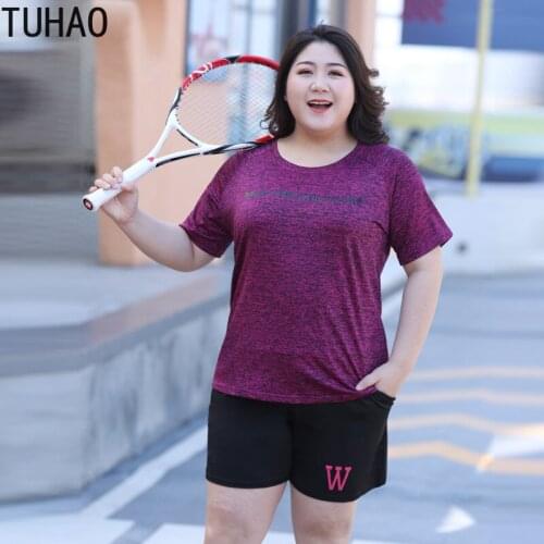 TUHAO 2020 Plus Size 7XL 6XL 5XL 4XL Quick-drying Tops Blouse for Women Large Size Mother Mom casual Clothes Summer Women WM09