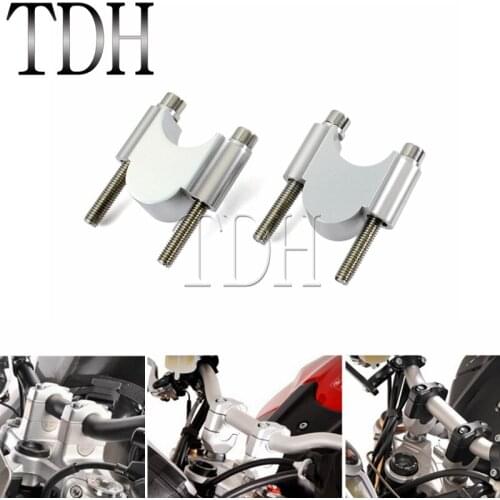 22 28mm Motorcycle Handlebar Riser Bar Clamp Mount Universal 7/8" 1-1/8" Handle Bar For Honda Suzuki Yamaha MT BMW R1200GS F800