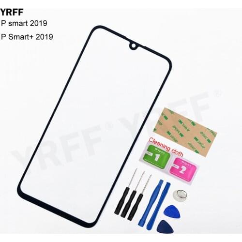 Outer Glass For Huawei P smart + 2019 (No LCD Touch Screen) Front Glass Outer Cover Assembly Parts