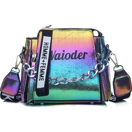 Female Handbag Holiday Pu Messenger Bags for Lady Design Exquisite Crossbody Bucket Women Letter Shoulder Bag Ins Popular