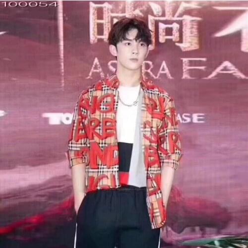 ZHQUNHUU Mens Silk Shirts