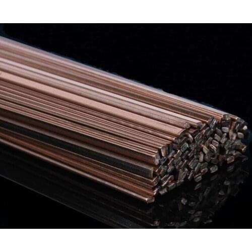10PCS/lot BCu93P HL201/BCuP-2 phosphorus Refrigerator Parts flat Rectangle Welding Rods for copper tube 1.3X3.2X400mm