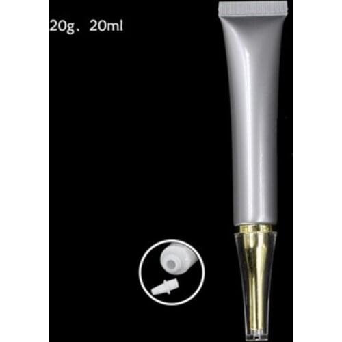 100pcs/Lot, 20ML 20G Cream Packing Tubes Grey Color, Cosmetics Gel Essence BB Cream Packing Hose, Empty Medical Cream Bottles