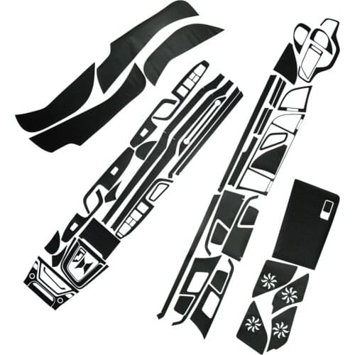 Car 3D Carbon Fiber Window control panel Film Interior Cover Decoration Kit Fit For Hyundai Elantra 2017 2018 2019 2020 LHD