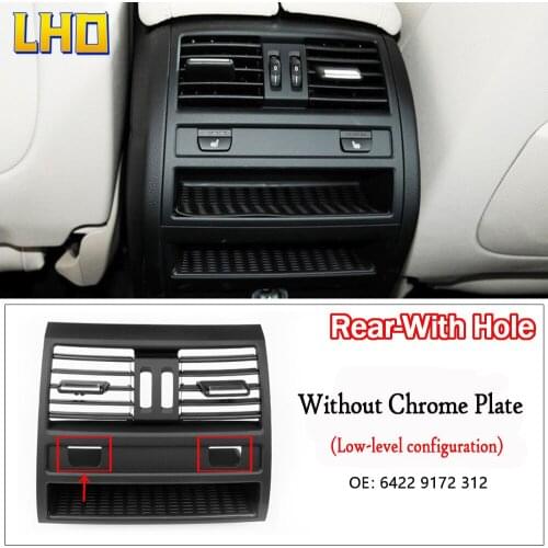 Car A/C Air Conditioning Rear Center Console Fresh Air Outlet Vent Grille Grill Panel Cover For BMW 5 F10 F18 2010-2016