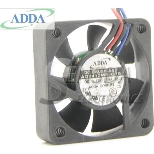 Wholesale FOR ADDA AD0412MB-G76 4010 4cm 40mm DC12V 0.08A ultra silent fan uble ball bearing