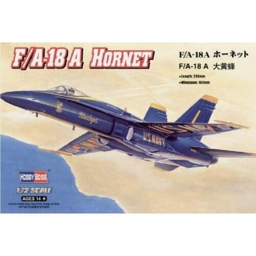 Hobby Boss 80268 F/A-18A HORNET BLUE ANGELS 1/72 SCALE AIRCRAFT MODEL KIT