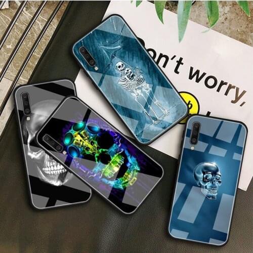 Death Prayer Grim Reaper Tempered Glass Case For Samsung Galaxy A 10S 10E 20S 20E 30S 40 50S 60 70 80 90 6 7 8 Shell
