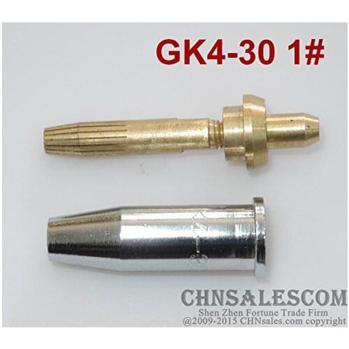 CHNsalescom GK4-30 1# Oxygen Propane Cutting Welding Torch Tip Detachable