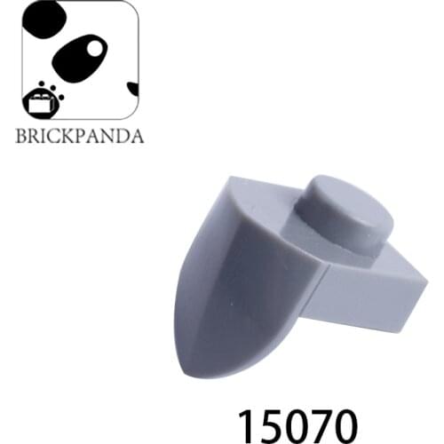 MOC Building Blocks parts single side with angled board Assembles Particles Compatible with 15070 1x1 brands toys for children