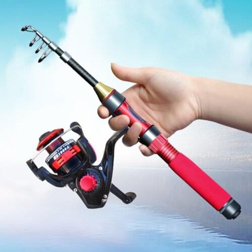 Pocket Mini Sea Pole FRP Telescopic Portable Fishing Rod 1.0m—2.3m Short Section Ultralight Hard Travel Portable Fishing Gear