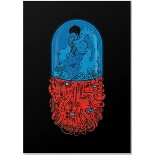 HD Prints Pictures Home Abstract Drug Decor Paintings Blue Red Canvas Cool Gift Modular Poster For Bedroom Wall Art No Framework