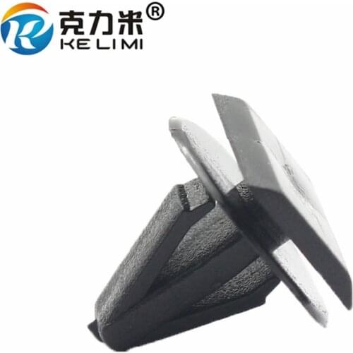 KELIMI 100x High quality Interior door card trim panel retaining clips car guard plate snaps fasteners black