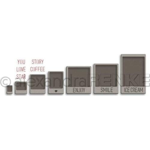 New Various letter photo frames metal Cutting Dies Stencils DIY Scrapbooking Paper/photo Cards Embossing Dies