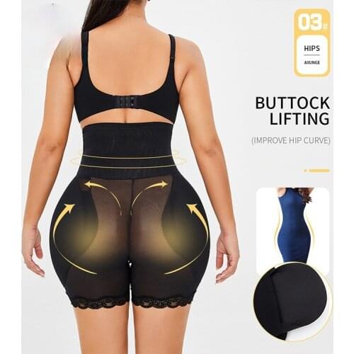 Hip-up Waist and Abdomen Peach Buttocks Tight-fitting Beauty Womens High-waisted Hip Pants Hip PantsFoam Cushioned Hip Pants