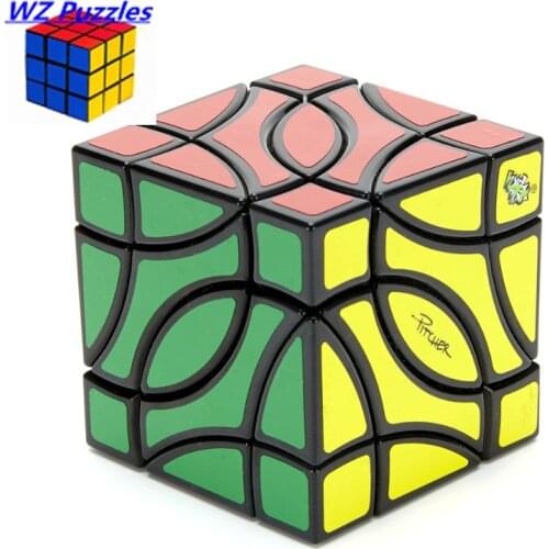 New LanLan Pisces 4 Corner Magic Cube Two Fish Professional Neo Speed Puzzle Antistress Cubo Magic Educational Toys For Children