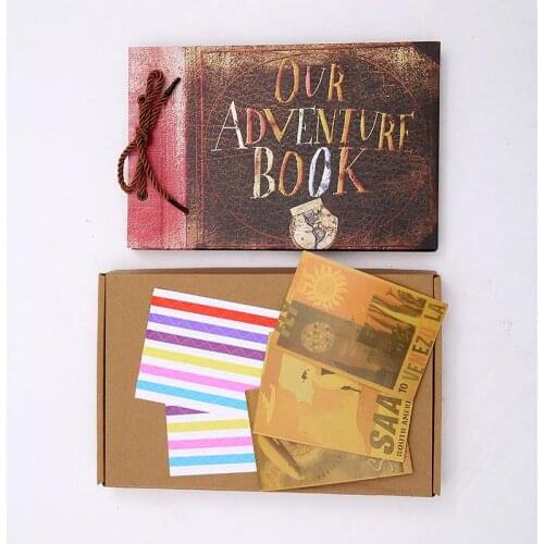 Adventure Album DIY Vintage Scrapbook Ltether Loose Album Album Set photo photo album scrapbooking