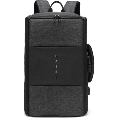 Men Backpack High capacity For 17 inch Laptop Backpack Multifunction USB Charging Travel Bag Unisex Casual school Bags Boy New