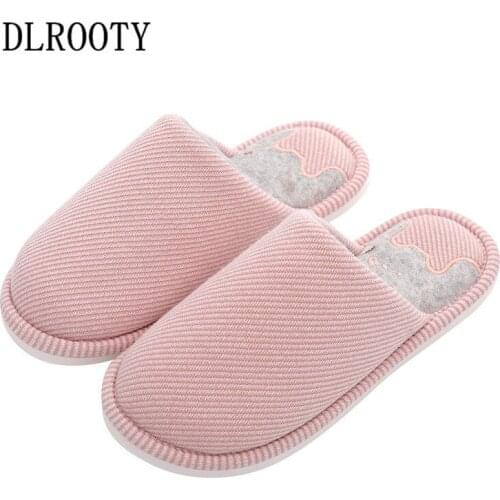 Women Slippers Winter Warm Indoor Fashion Platform Silent Non-slip Shoes Woman Slides Flat Casual Solid Comfortable