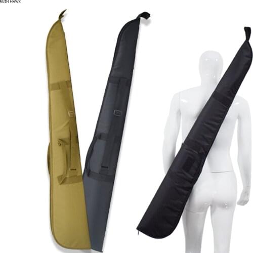Military Airsoft Air Rifle Bag 128cm Tactical Gun Bag Rifle Case Protection Bag Heavy Duty Army Shooting Gun Shoulder Bag