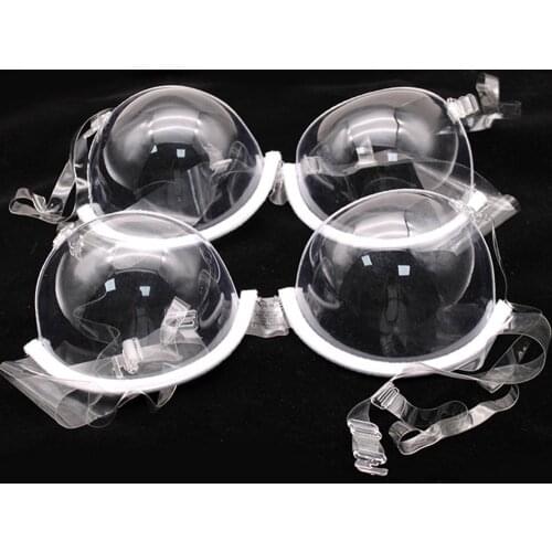 Women Fashion Ultra-thin Underwear Cup Transparent Push Up Strap Invisible Bras Clear style look very sexy sex toys for woman