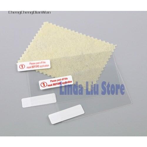 10sets 20sets top+botttom LCD Screen Protector film For 3DS Film Screen