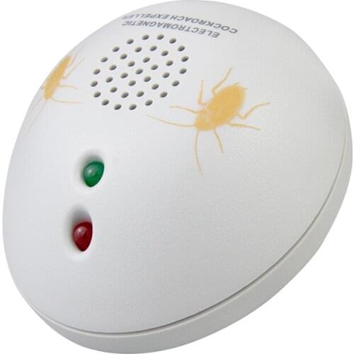 2X Free ShippingAOSION Indoor cockroach repeller electromagnetic waves repel chase ants spiders fleas bugs pest repeller EU plug