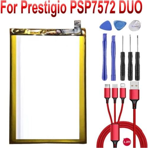 3.8V 3000mAh 11.4Wh PSP7572 DUO replacement Battery For Prestigio PSP7572 DUO rechargeable polymer li-ion battery