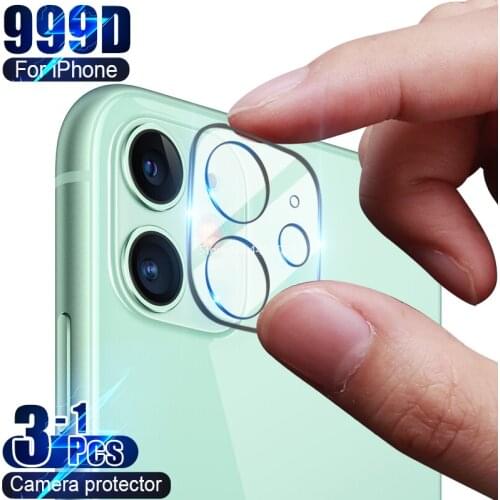 3D Camera Lens Film for IPhone 11 Pro Max X XR XS MAX 12 Screen Protector on IPhone 11 6 7 8 Plus SE 2020 Lens Screen Protector